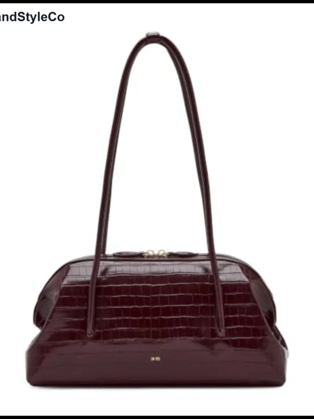 JW PEI Aveline Shoulder Bag Faux Leather Croc Embossed